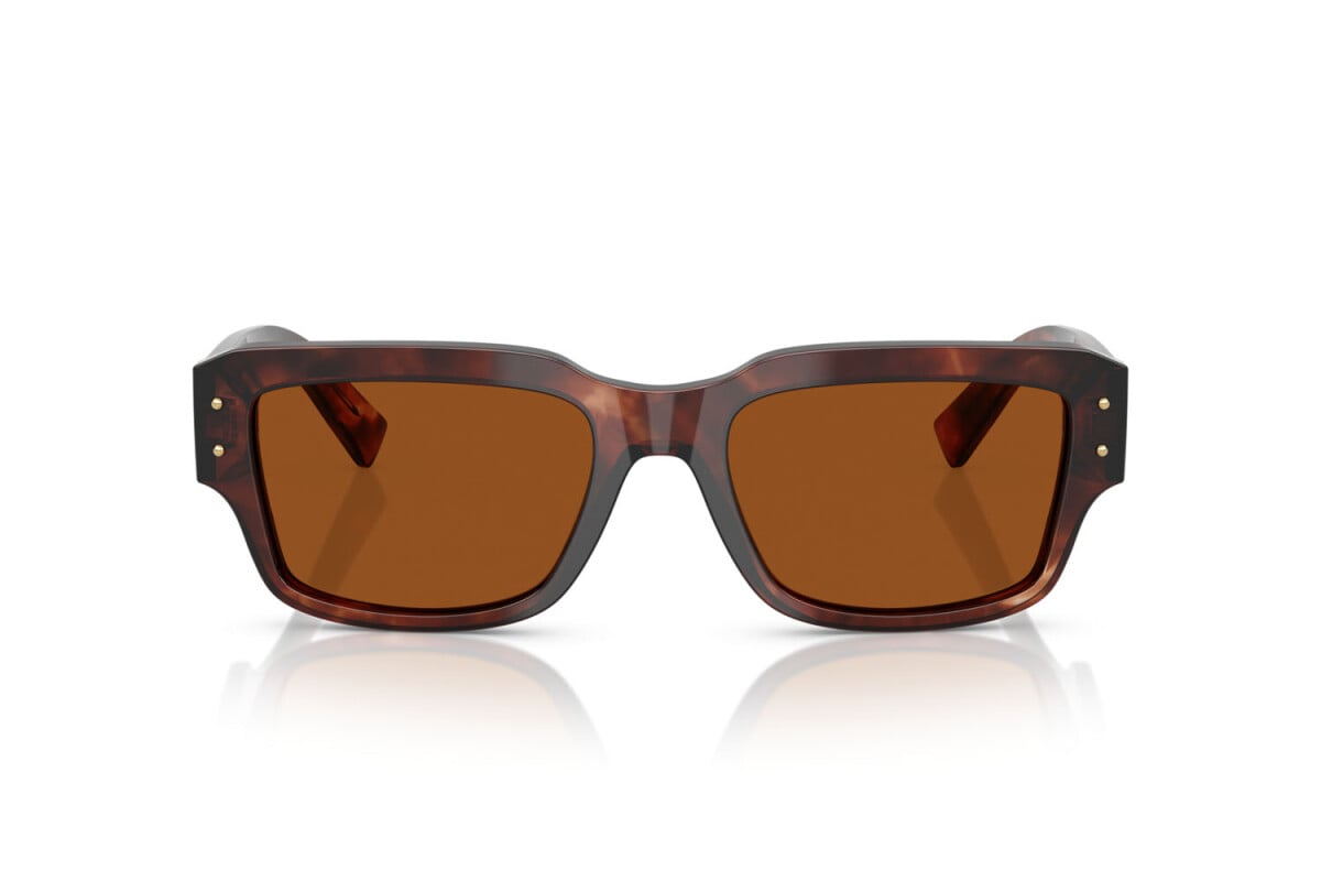 DOLCE & GABBANA - 322273 AVANA ROSSO SCURO | OCCHIALE DA SOLE UOMO - DG 4483 CALIBRO 54