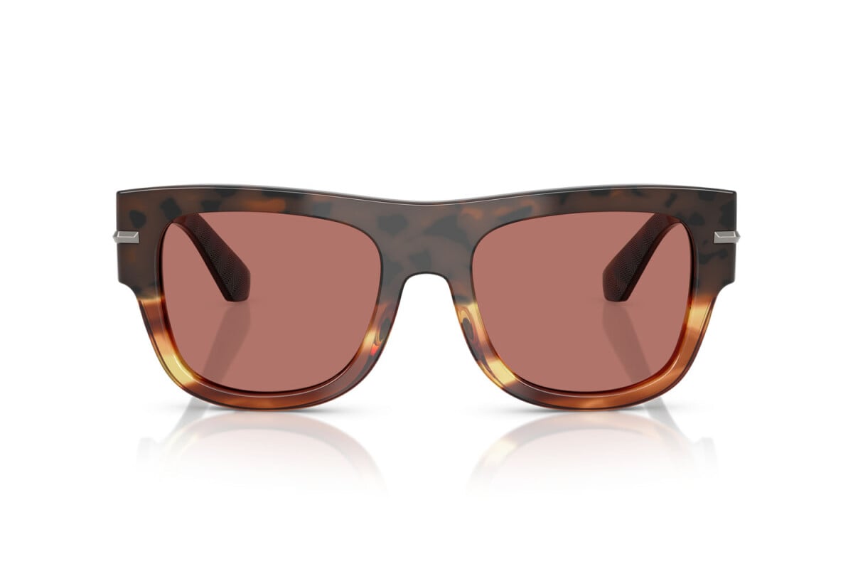 DOLCE & GABBANA - 3438M6 AVANA MARRONE CALDO | OCCHIALE DA SOLE UOMO - DG 4484 CALIBRO 54