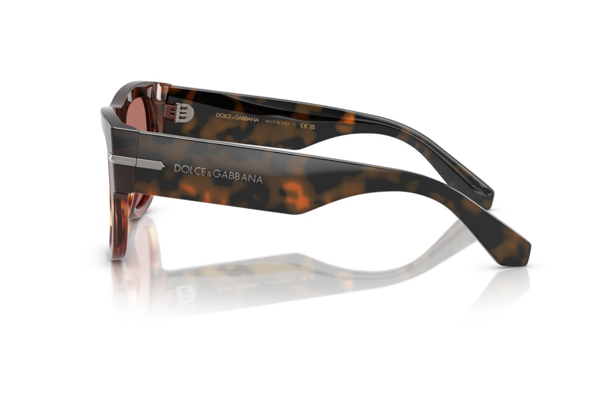 DOLCE & GABBANA - 3438M6 AVANA MARRONE CALDO | OCCHIALE DA SOLE UOMO - DG 4484 CALIBRO 54