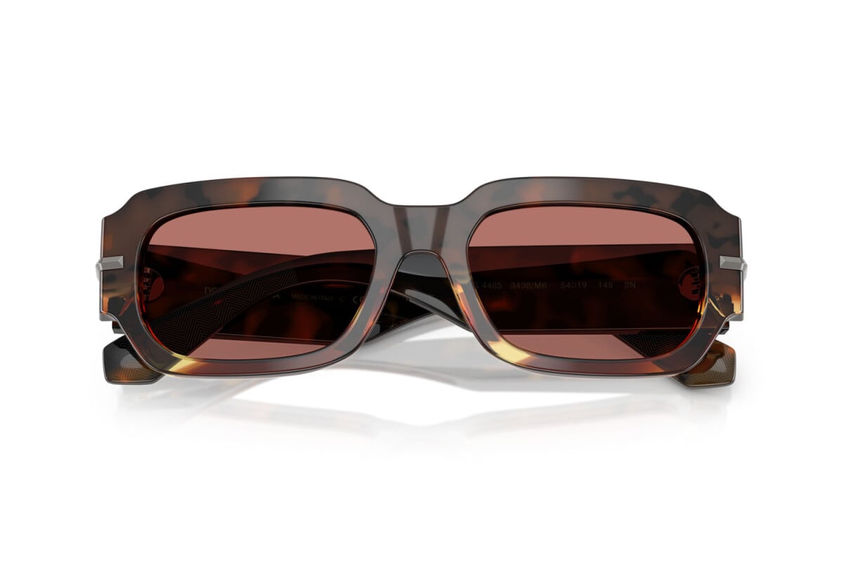 DOLCE & GABBANA - 3438M6 AVANA MARRONE CALDO | OCCHIALE DA SOLE UOMO - DG 4485 CALIBRO 54