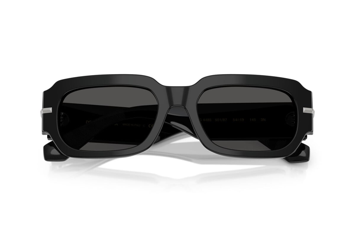 DOLCE & GABBANA - 501/87 NERO | OCCHIALE DA SOLE UOMO - DG 4485 CALIBRO 54