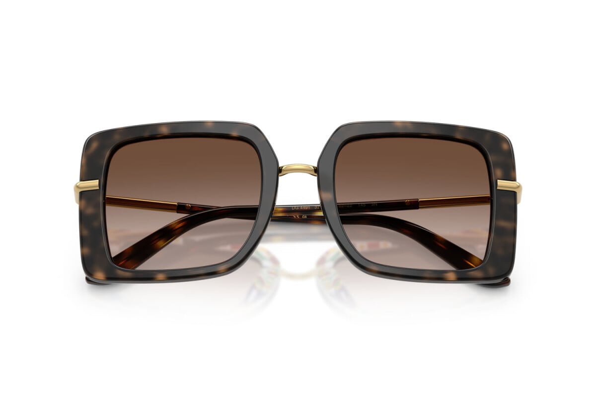DOLCE & GABBANA - 321713 AVANA SU CARRIOLA BIANCA | OCCHIALE DA SOLE DONNA - DG 4491 CALIBRO 52