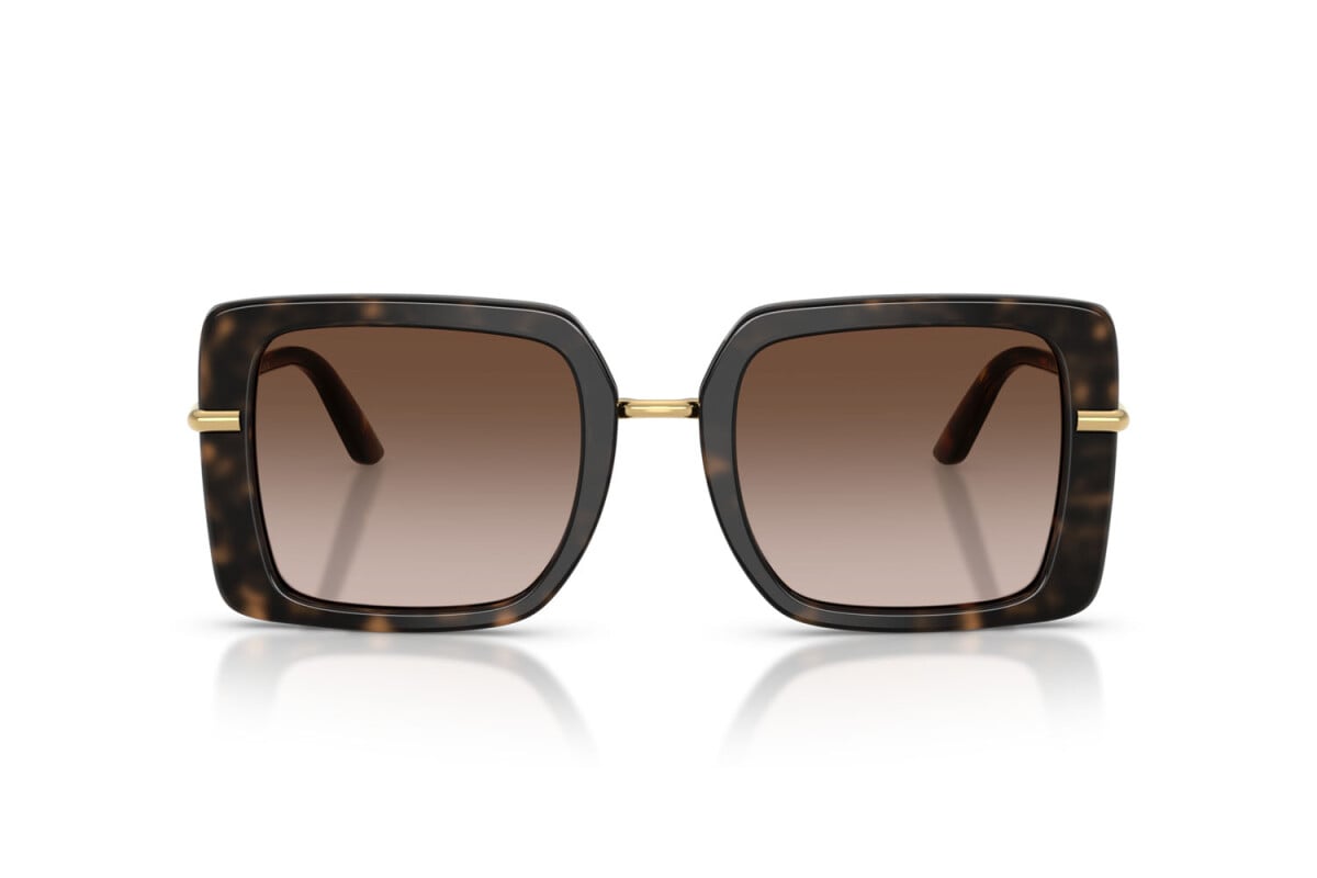 DOLCE & GABBANA - 321713 AVANA SU CARRIOLA BIANCA | OCCHIALE DA SOLE DONNA - DG 4491 CALIBRO 52