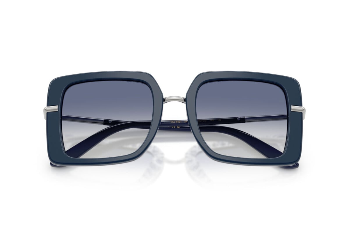 DOLCE & GABBANA - 341419 BLU SU MAIOLICA BLU | OCCHIALE DA SOLE DONNA - DG 4491 CALIBRO 52