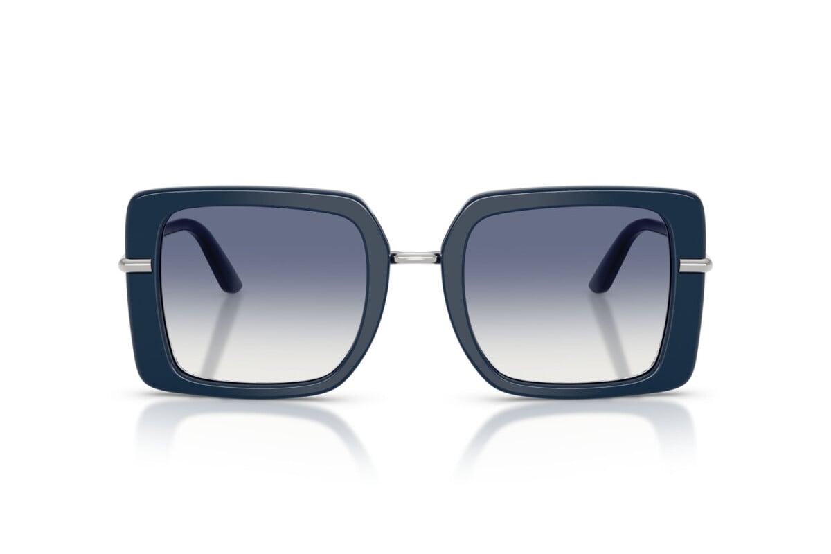 DOLCE & GABBANA - 341419 BLU SU MAIOLICA BLU | OCCHIALE DA SOLE DONNA - DG 4491 CALIBRO 52