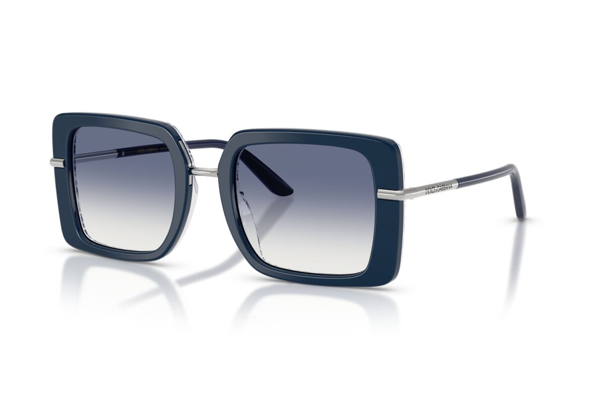 DOLCE & GABBANA - 341419 BLU SU MAIOLICA BLU | OCCHIALE DA SOLE DONNA - DG 4491 CALIBRO 52
