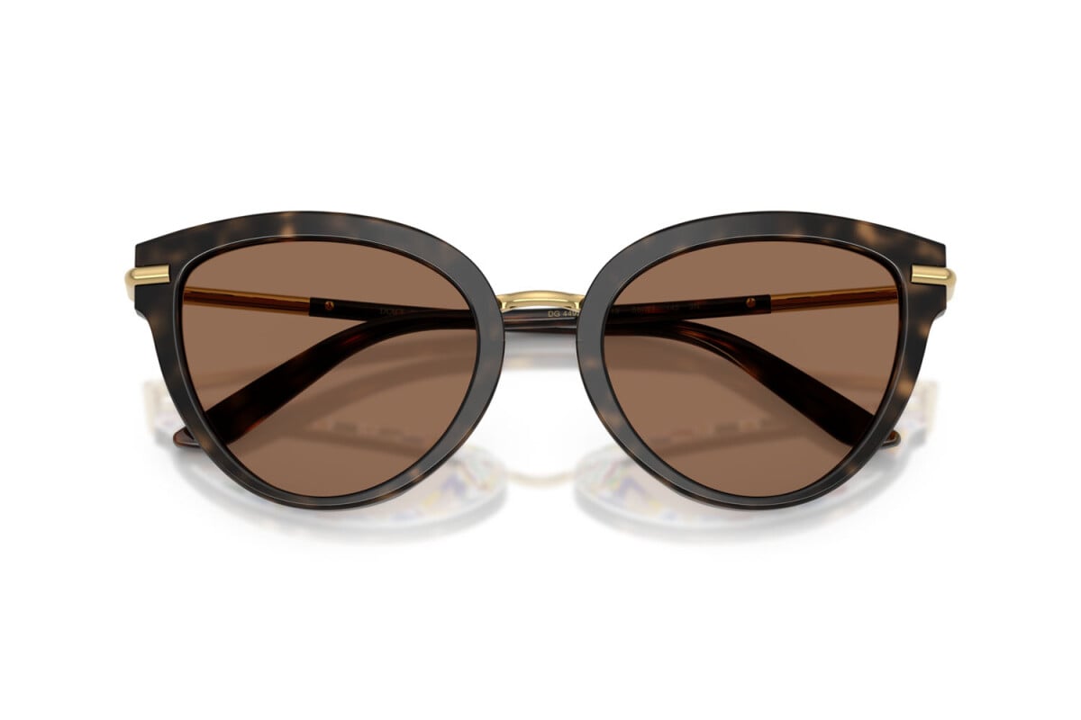 DOLCE & GABBANA - 321713 AVANA SU CARRIOLA BIANCA | OCCHIALE DA SOLE DONNA - DG 4492 CALIBRO 55