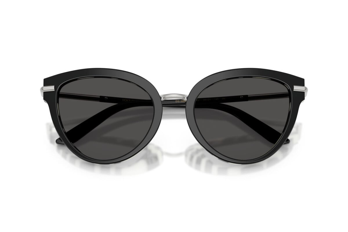 DOLCE & GABBANA - 33728G TOP NERO SU ZEBRA | OCCHIALE DA SOLE DONNA - DG 4492 CALIBRO 55