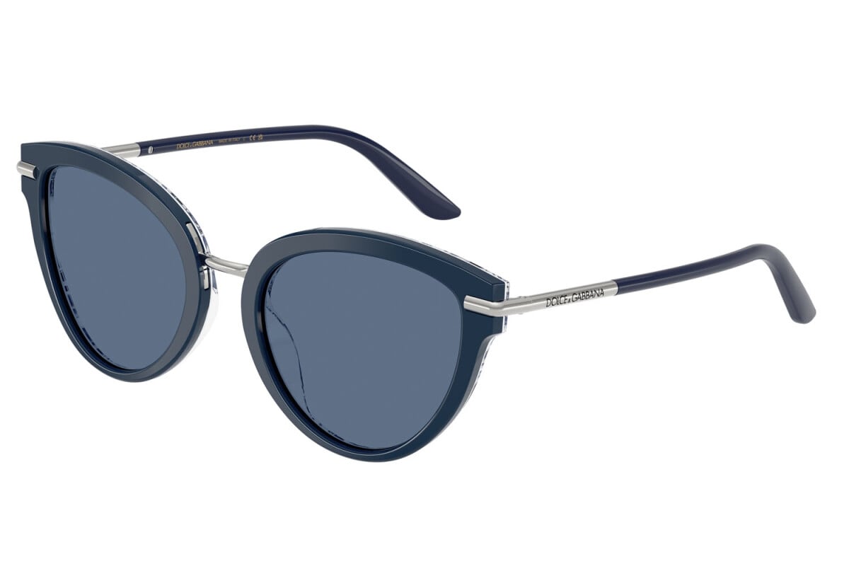 DOLCE & GABBANA - 341419 BLU SU MAIOLICA BLU | OCCHIALE DA SOLE DONNA - DG 4492 CALIBRO 55
