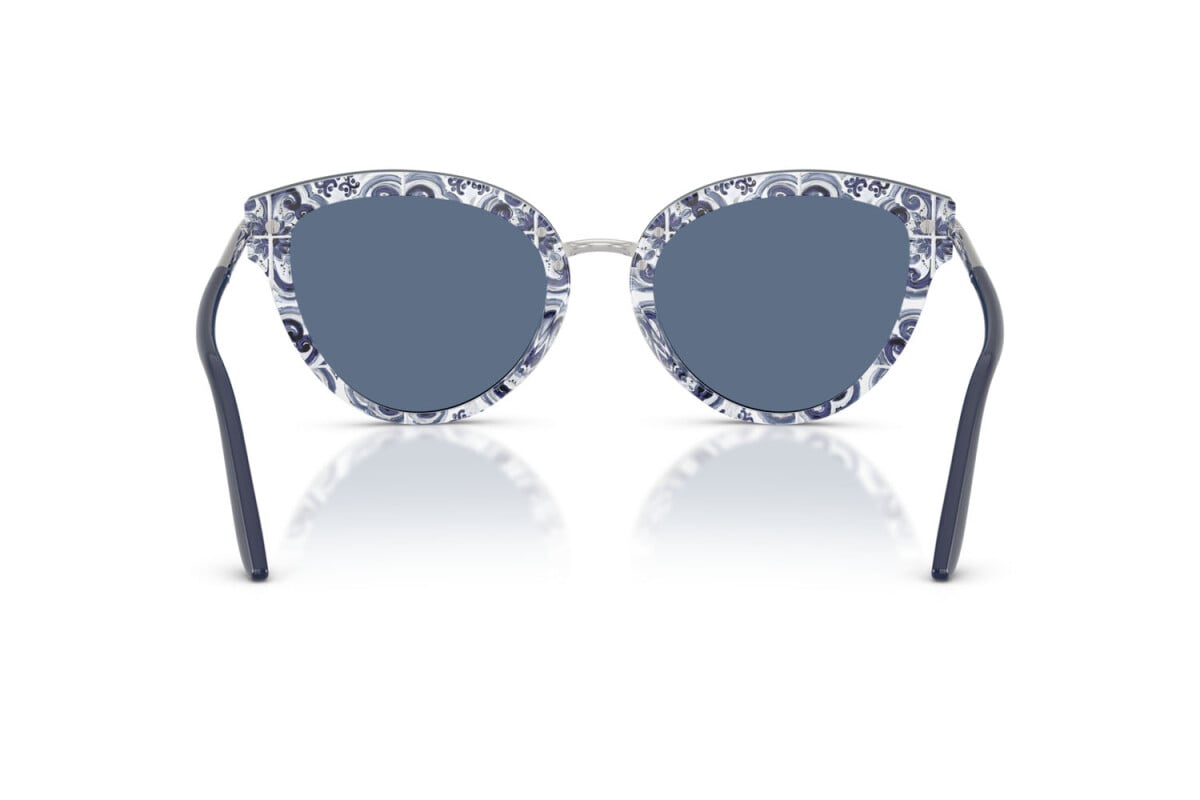 DOLCE & GABBANA - 341419 BLU SU MAIOLICA BLU | OCCHIALE DA SOLE DONNA - DG 4492 CALIBRO 55
