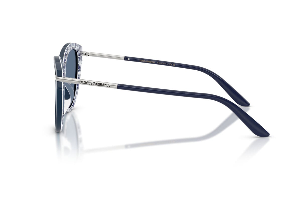 DOLCE & GABBANA - 341419 BLU SU MAIOLICA BLU | OCCHIALE DA SOLE DONNA - DG 4492 CALIBRO 55
