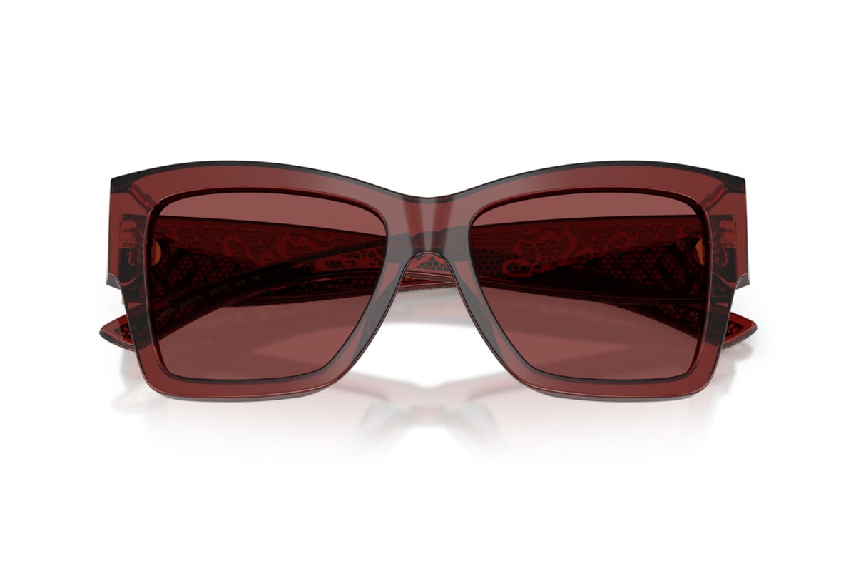 DOLCE & GABBANA - 304575 BORDEAUX TRASPARENTE | OCCHIALE DA SOLE DONNA - DG 4493 CALIBRO 55