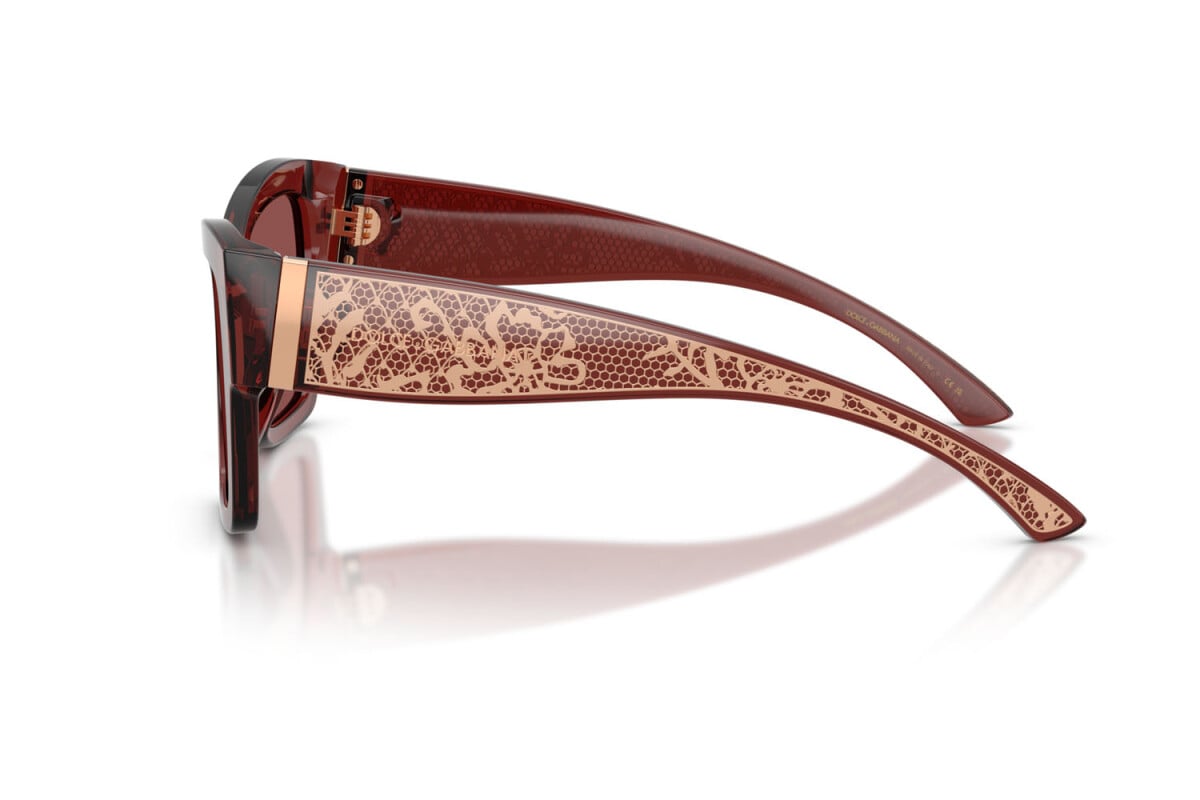 DOLCE & GABBANA - 304575 BORDEAUX TRASPARENTE | OCCHIALE DA SOLE DONNA - DG 4493 CALIBRO 55