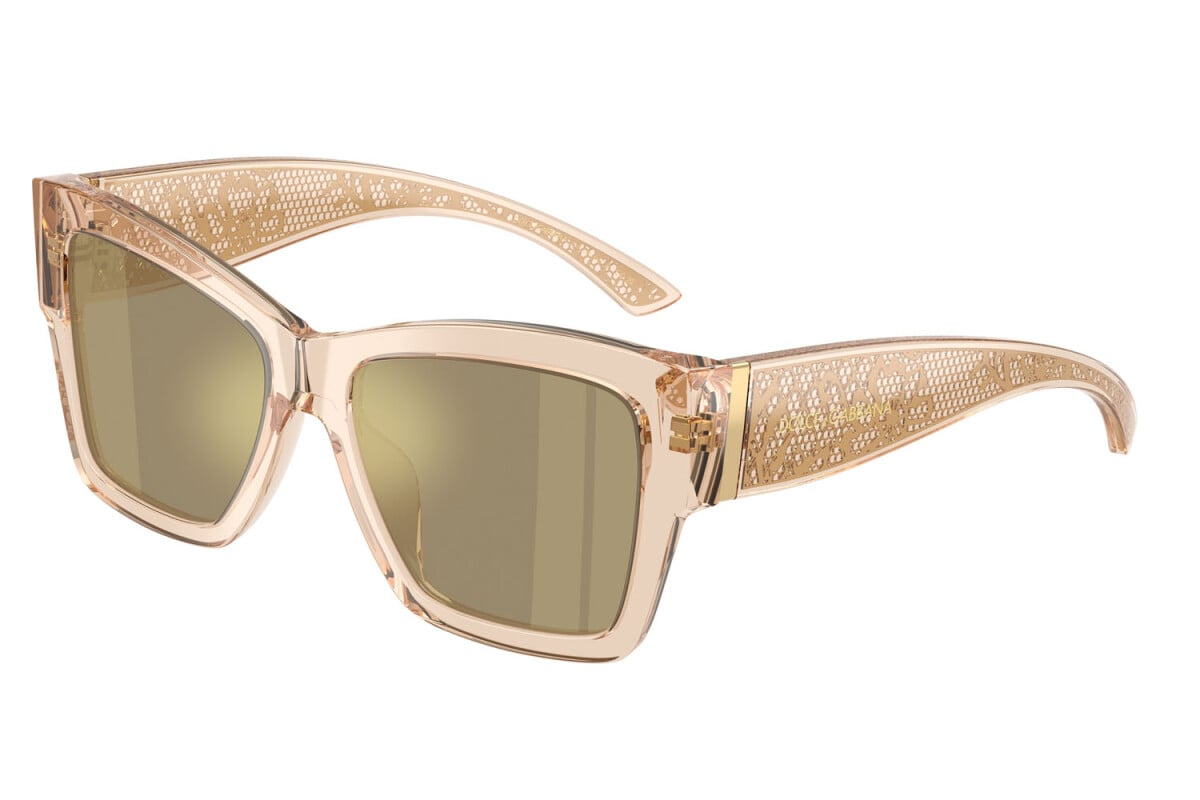 DOLCE & GABBANA - 343203 CAMMELLO TRASPARENTE | OCCHIALE DA SOLE DONNA - DG 4493 CALIBRO 55