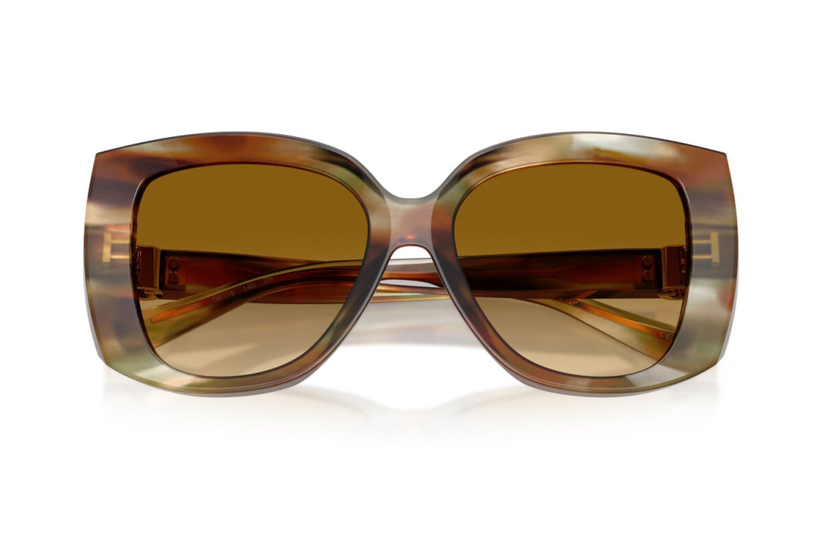 DOLCE & GABBANA - 34462L OCRA STRIATO | OCCHIALE DA SOLE DONNA - DG 4495 CALIBRO 56