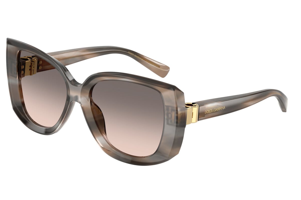 DOLCE & GABBANA - 34493B GRIGIO STRIATO | OCCHIALE DA SOLE DONNA - DG 4495 CALIBRO 56