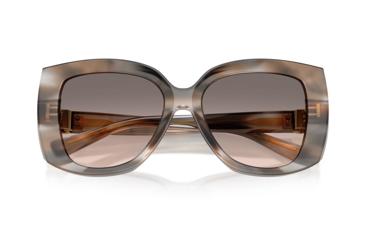 DOLCE & GABBANA - 34493B GRIGIO STRIATO | OCCHIALE DA SOLE DONNA - DG 4495 CALIBRO 56