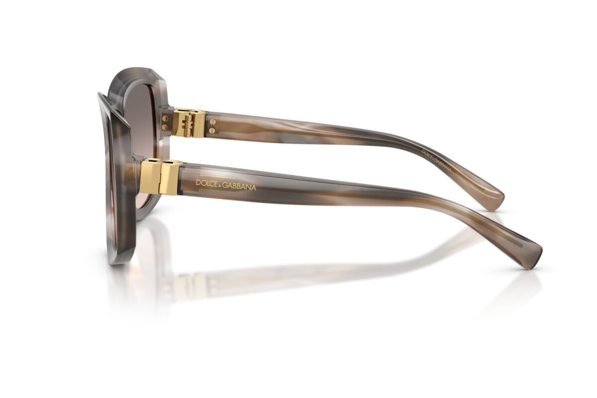 DOLCE & GABBANA - 34493B GRIGIO STRIATO | OCCHIALE DA SOLE DONNA - DG 4495 CALIBRO 56