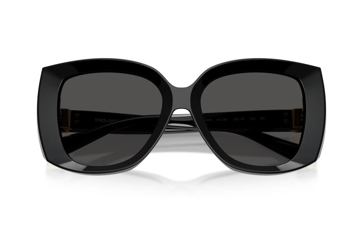 DOLCE & GABBANA - 501/87 NERO | OCCHIALE DA SOLE DONNA - DG 4495 CALIBRO 56