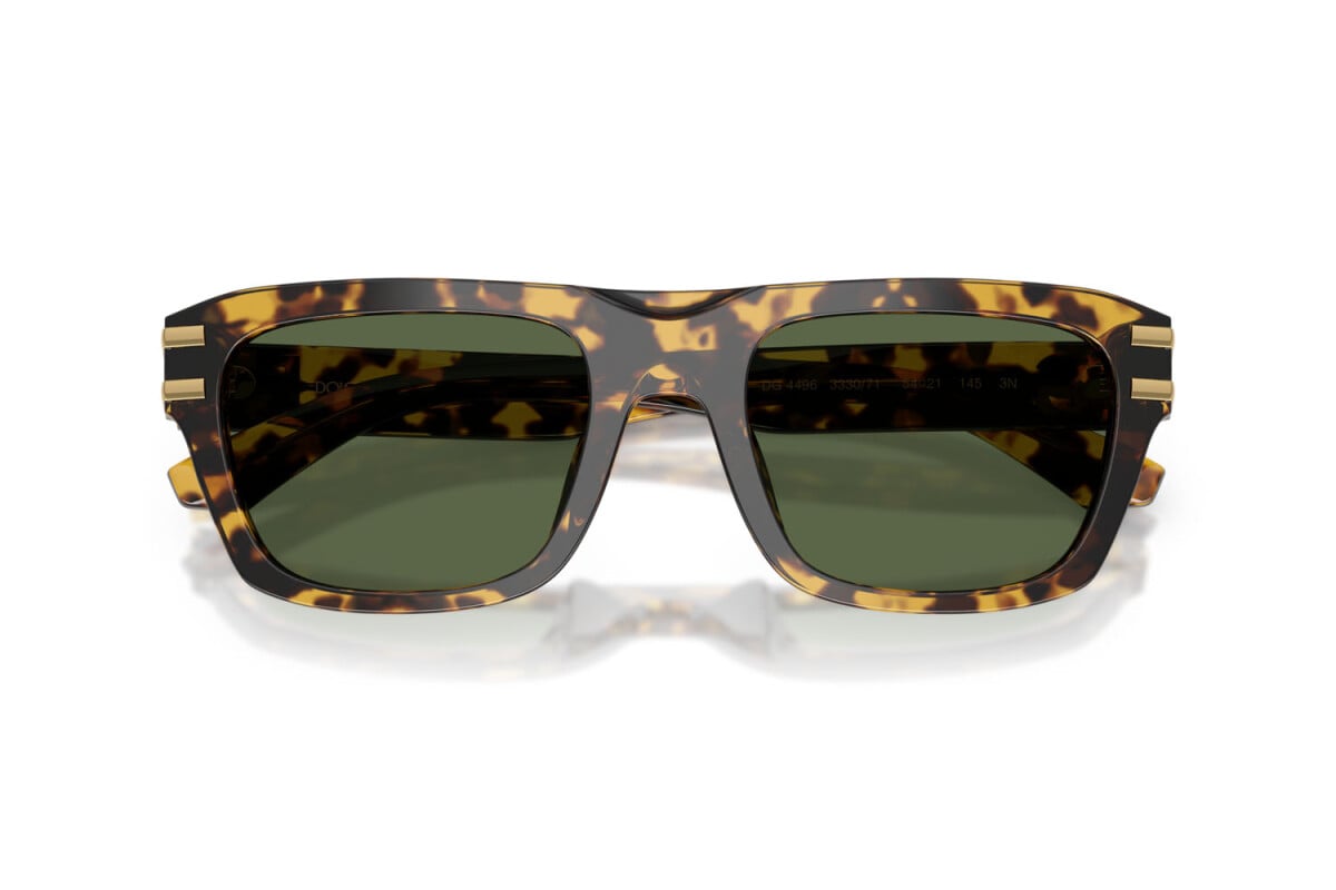 DOLCE & GABBANA - 333071 AVANA GIALLA | OCCHIALE DA SOLE UOMO - DG 4496 CALIBRO 54