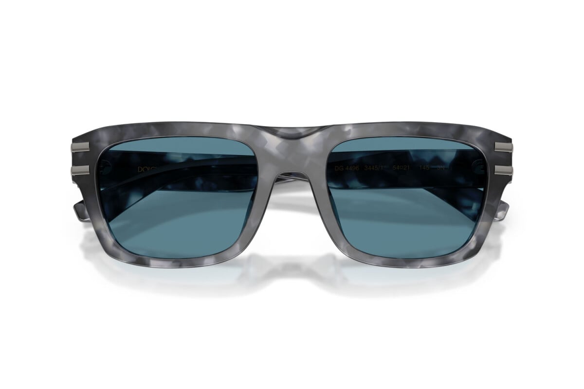 DOLCE & GABBANA - 3445/1 AVANA GRIGIA | OCCHIALE DA SOLE UOMO - DG 4496 CALIBRO 54