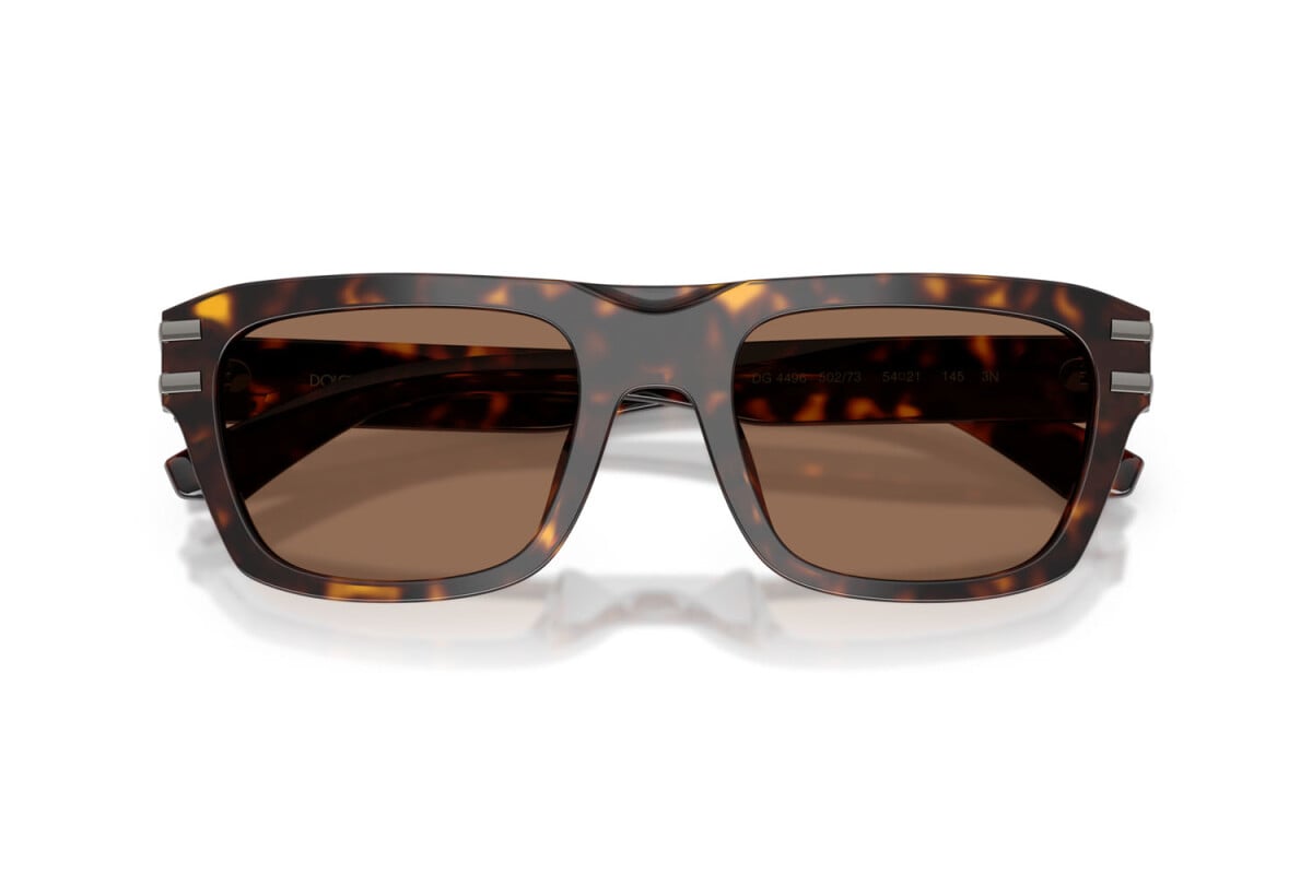 DOLCE & GABBANA - 502/73 L'AVANA | OCCHIALE DA SOLE UOMO - DG 4496 CALIBRO 54