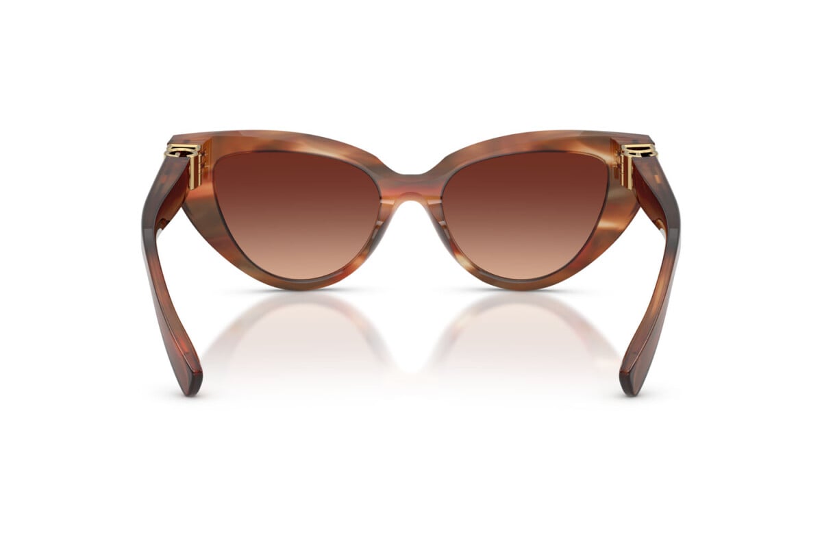 DOLCE & GABBANA - 322113 MARRONE STRIATO | OCCHIALE DA SOLE DONNA - DG 4497 CALIBRO 52