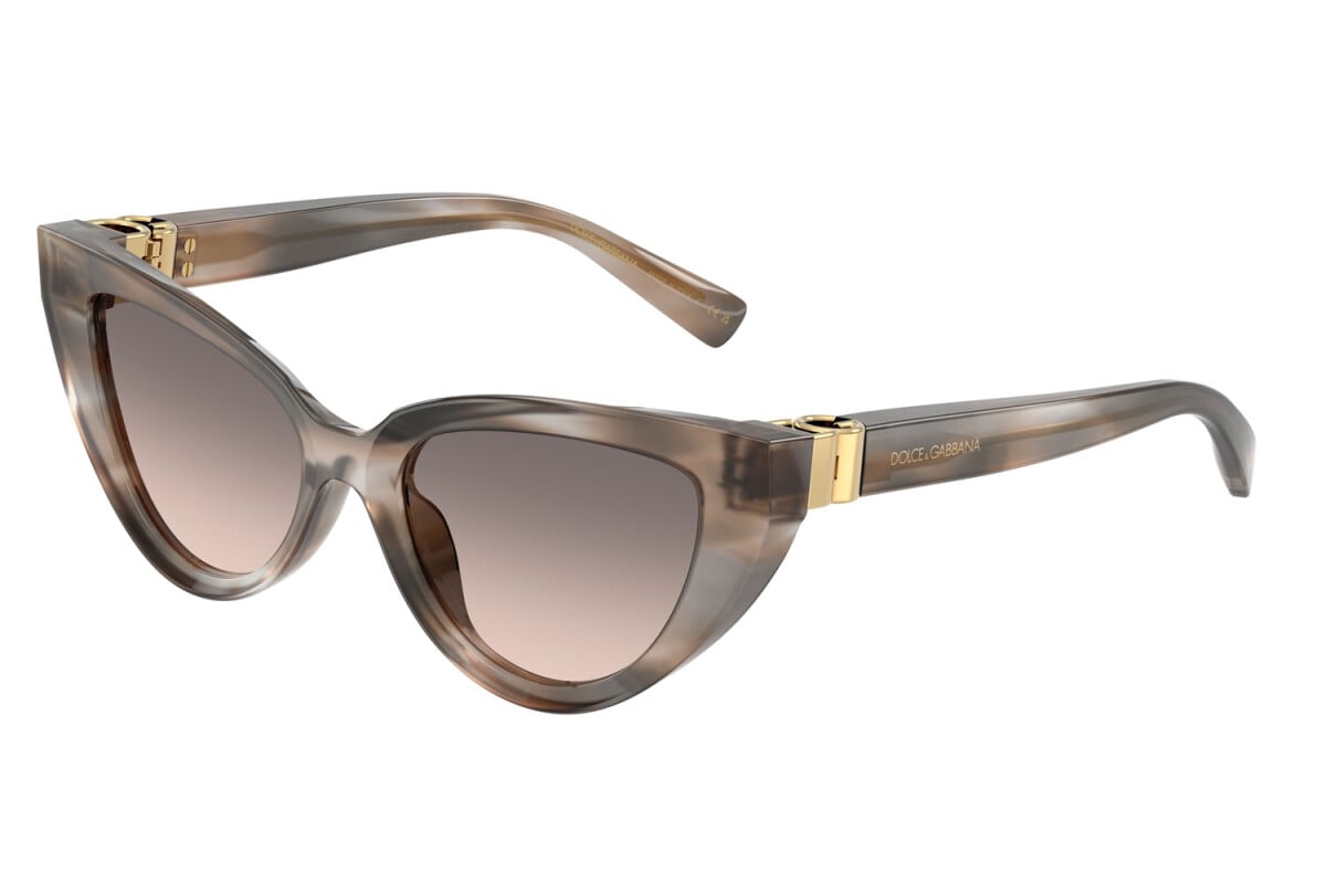 DOLCE & GABBANA - 34493B GRIGIO STRIATO | OCCHIALE DA SOLE DONNA - DG 4497 CALIBRO 52