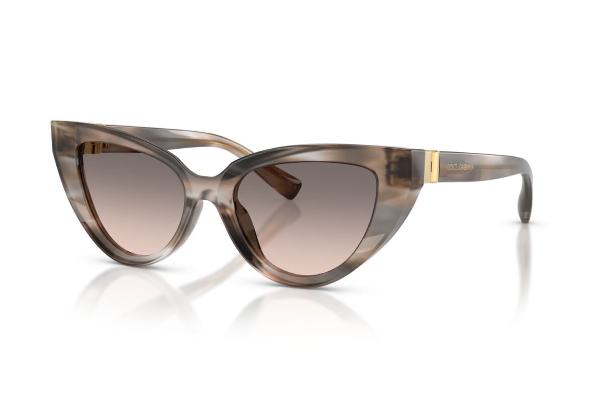 DOLCE & GABBANA - 34493B GRIGIO STRIATO | OCCHIALE DA SOLE DONNA - DG 4497 CALIBRO 52