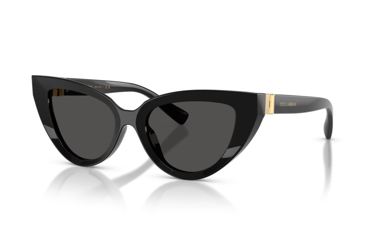 DOLCE & GABBANA - 501/87 NERO | OCCHIALE DA SOLE DONNA - DG 4497 CALIBRO 52