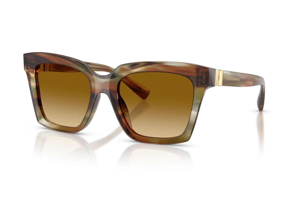 DOLCE & GABBANA - 34462L OCRA STRIATO | OCCHIALE DA SOLE DONNA - DG 4498 CALIBRO 55