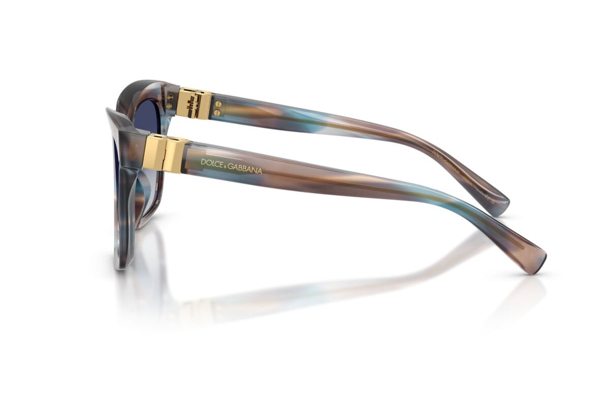 DOLCE & GABBANA - 344814 STRISCE BLU | OCCHIALE DA SOLE DONNA - DG 4498 CALIBRO 55