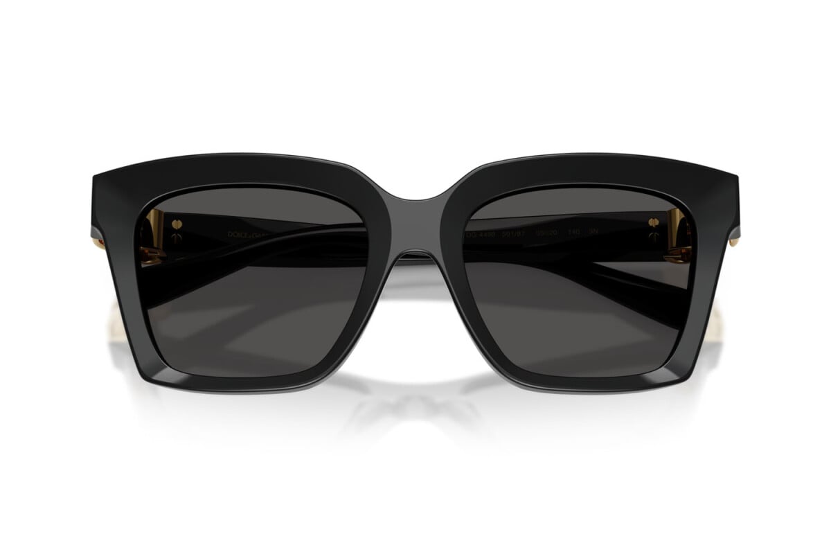 DOLCE & GABBANA - 501/87 NERO | OCCHIALE DA SOLE DONNA - DG 4498 CALIBRO 55
