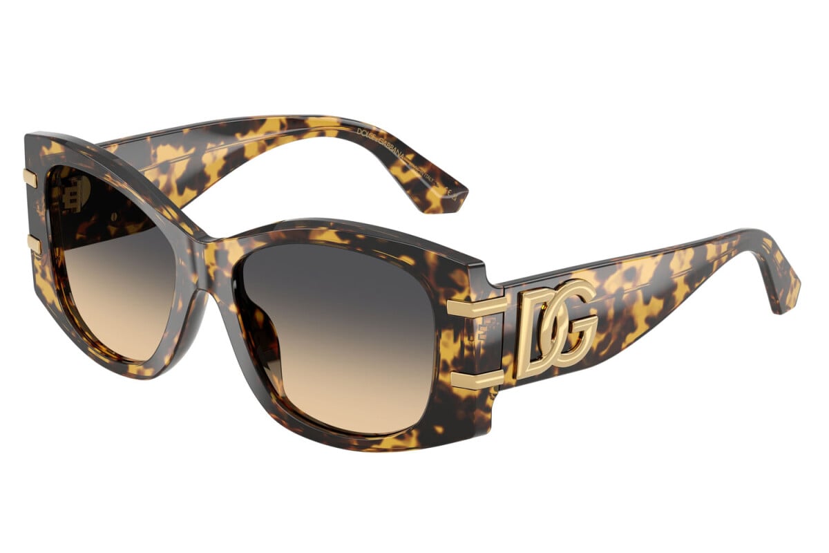 DOLCE & GABBANA - 33302Q AVANA GIALLA | OCCHIALE DA SOLE DONNA - DG 4501 CALIBRO 54