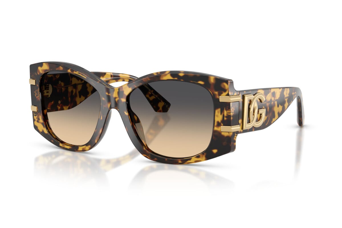 DOLCE & GABBANA - 33302Q AVANA GIALLA | OCCHIALE DA SOLE DONNA - DG 4501 CALIBRO 54