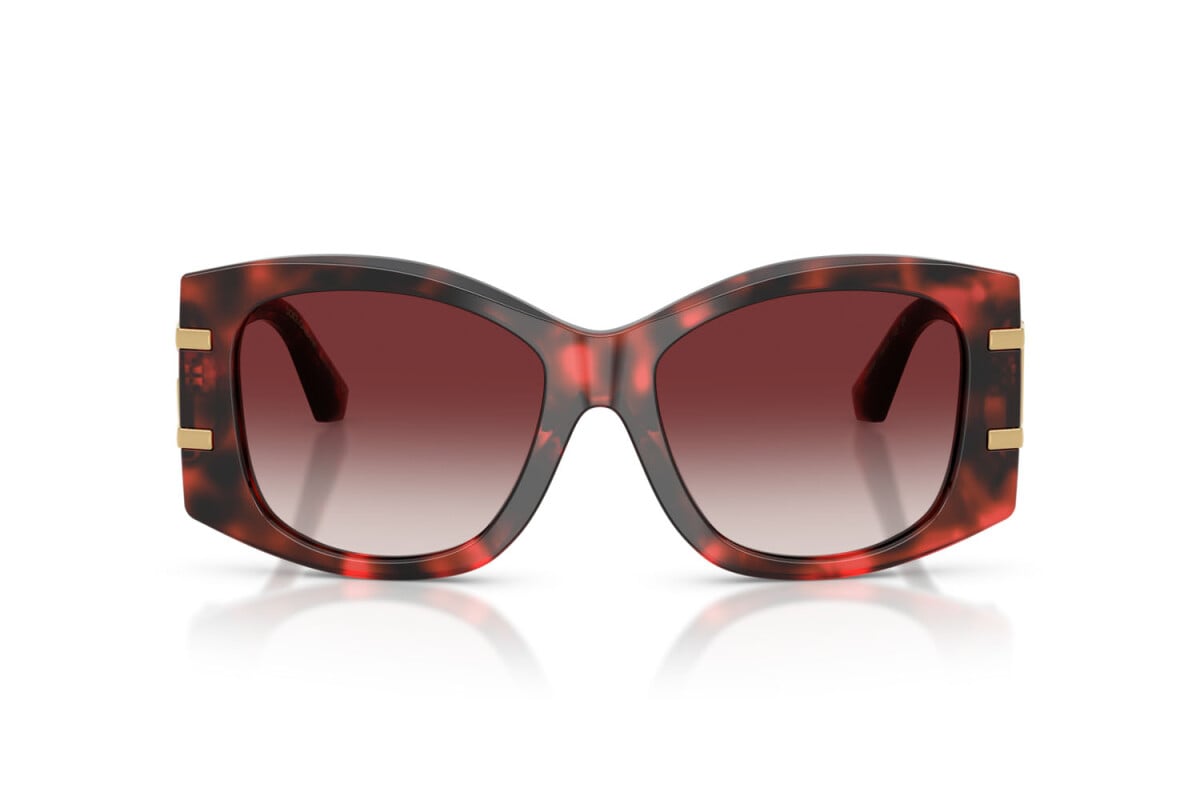 DOLCE & GABBANA - 33588H AVANA ROSSA | OCCHIALE DA SOLE DONNA - DG 4501 CALIBRO 54