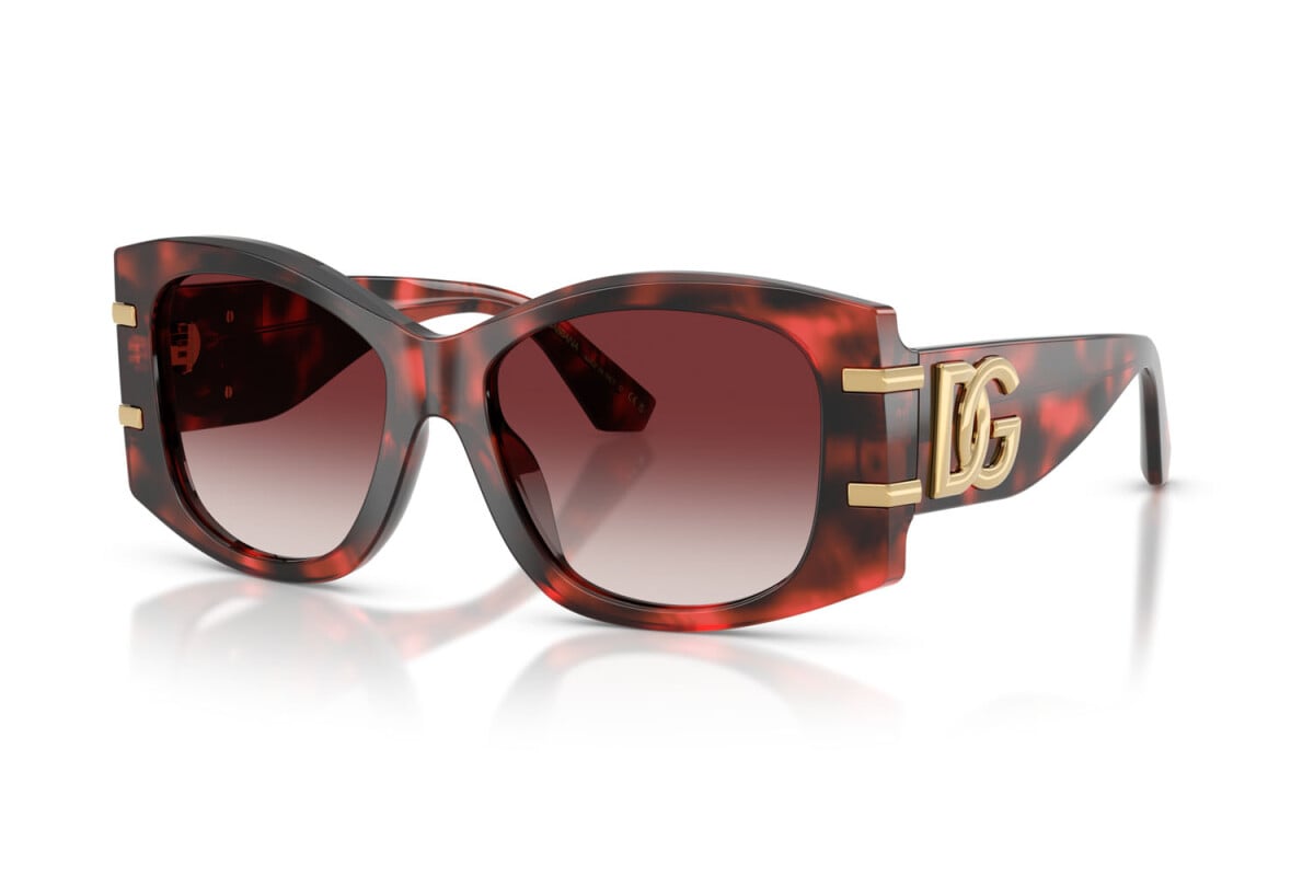 DOLCE & GABBANA - 33588H AVANA ROSSA | OCCHIALE DA SOLE DONNA - DG 4501 CALIBRO 54