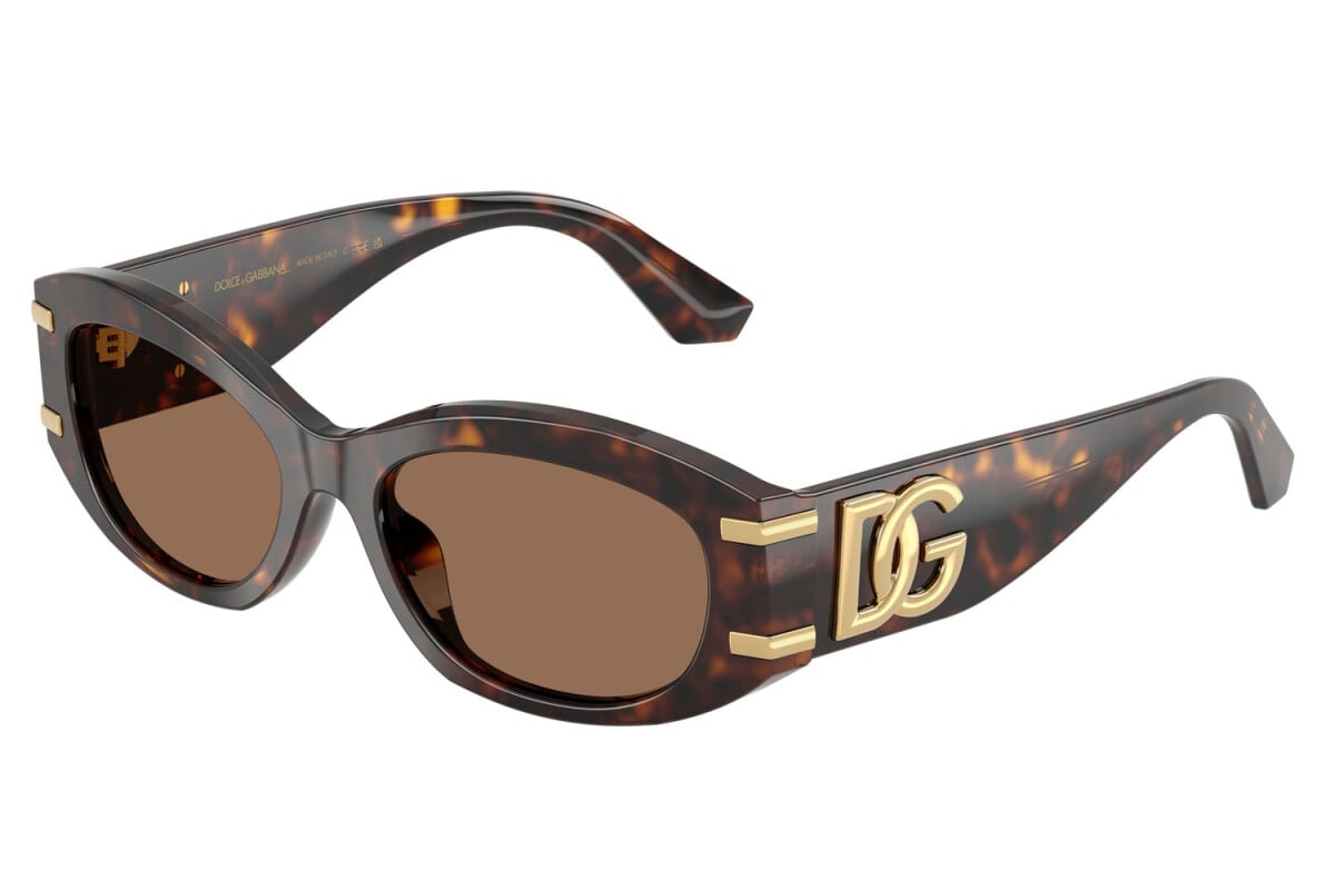 DOLCE & GABBANA - 502/73 L'AVANA | OCCHIALE DA SOLE DONNA - DG 4502 CALIBRO 55