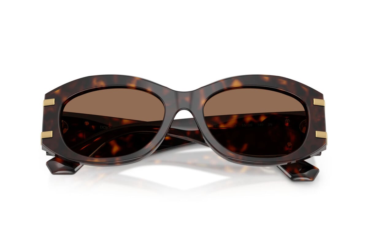 DOLCE & GABBANA - 502/73 L'AVANA | OCCHIALE DA SOLE DONNA - DG 4502 CALIBRO 55