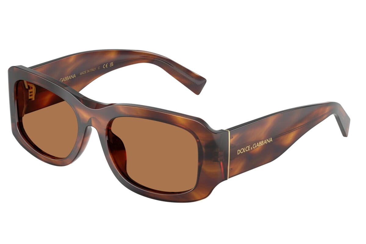 DOLCE & GABBANA - 306373 MARRONE STRIATO | OCCHIALE DA SOLE UOMO - DG 4503 CALIBRO 57