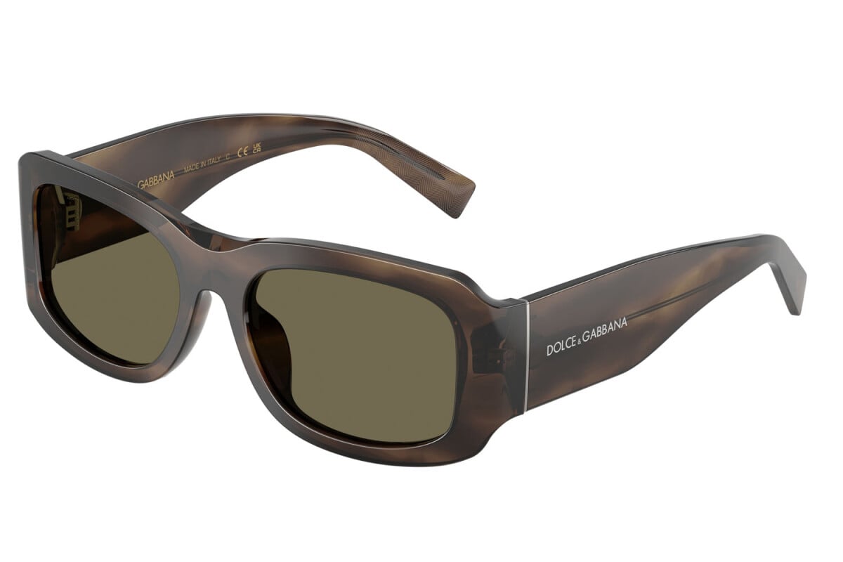 DOLCE & GABBANA - 3200/3 TABACCO STRIATO | OCCHIALE DA SOLE UOMO - DG 4503 CALIBRO 57