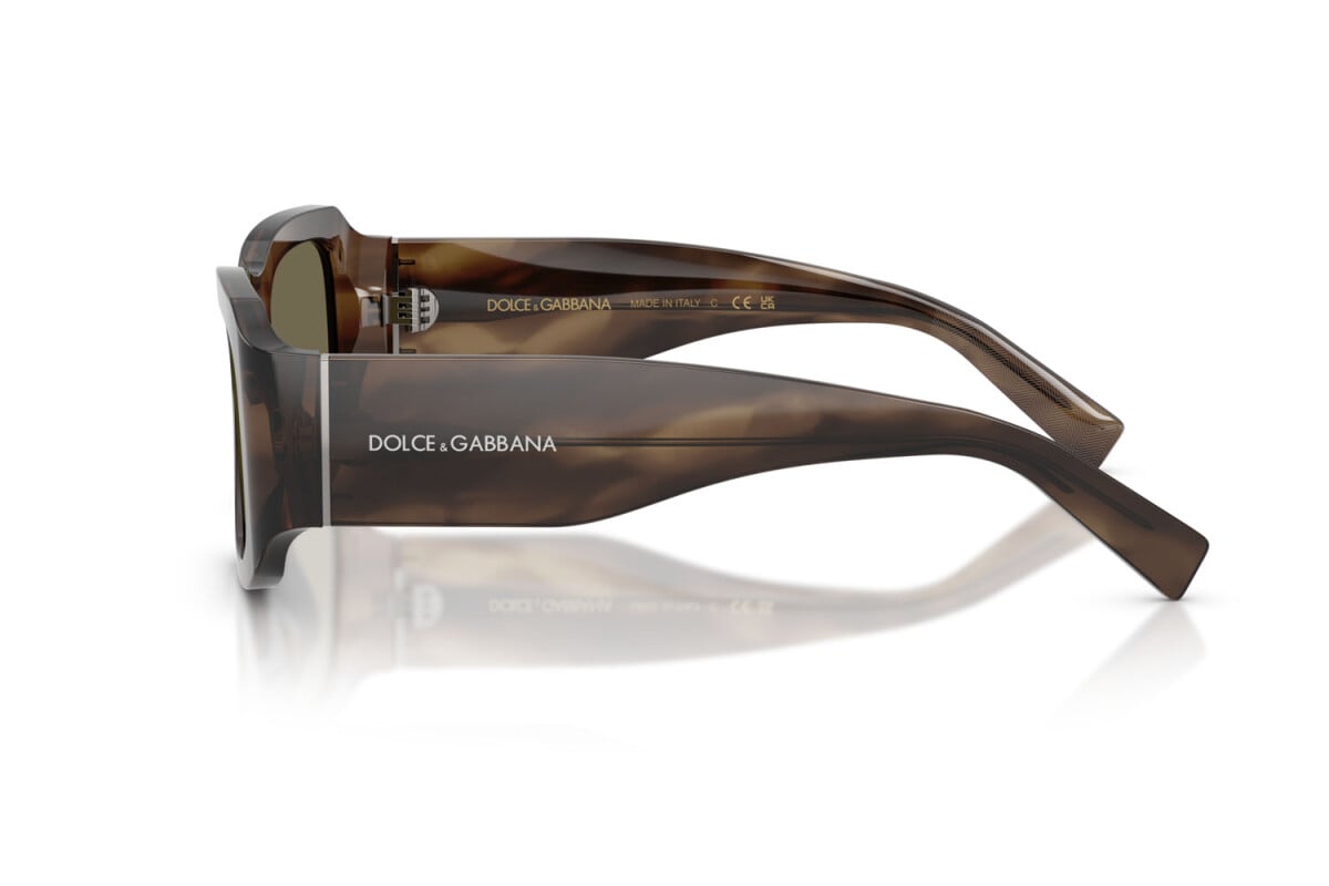 DOLCE & GABBANA - 3200/3 TABACCO STRIATO | OCCHIALE DA SOLE UOMO - DG 4503 CALIBRO 57