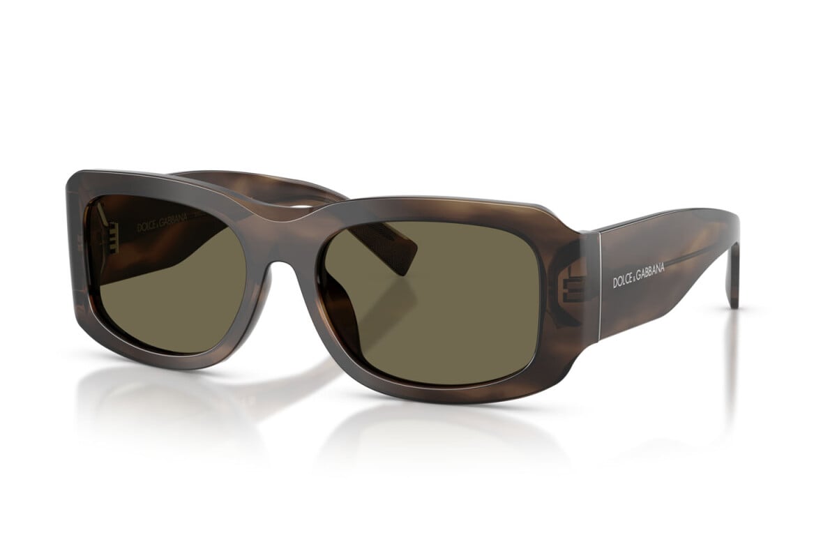DOLCE & GABBANA - 3200/3 TABACCO STRIATO | OCCHIALE DA SOLE UOMO - DG 4503 CALIBRO 57