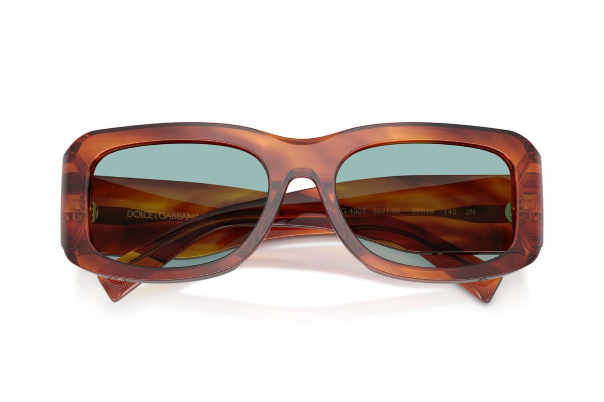 DOLCE & GABBANA - 322180 ZENZERO STRIATO | OCCHIALE DA SOLE UOMO - DG 4503 CALIBRO 57