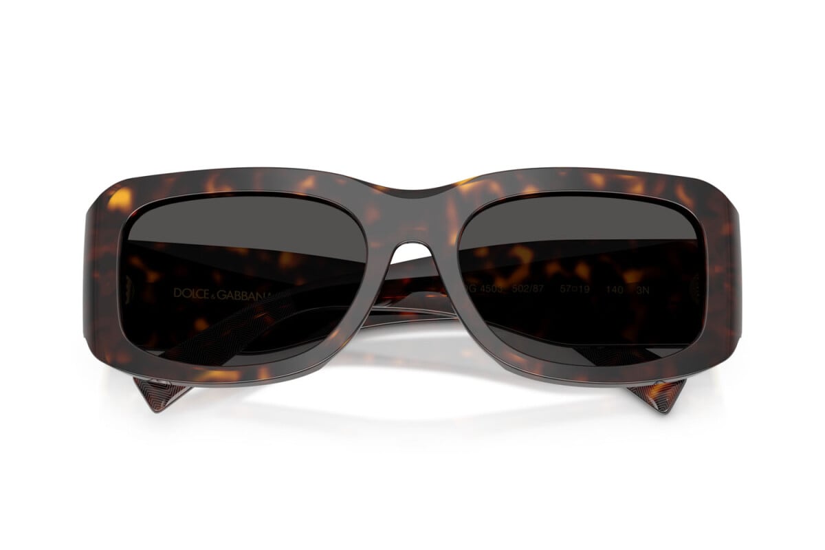 DOLCE & GABBANA - 502/87 L'AVANA | OCCHIALE DA SOLE UOMO - DG 4503 CALIBRO 57