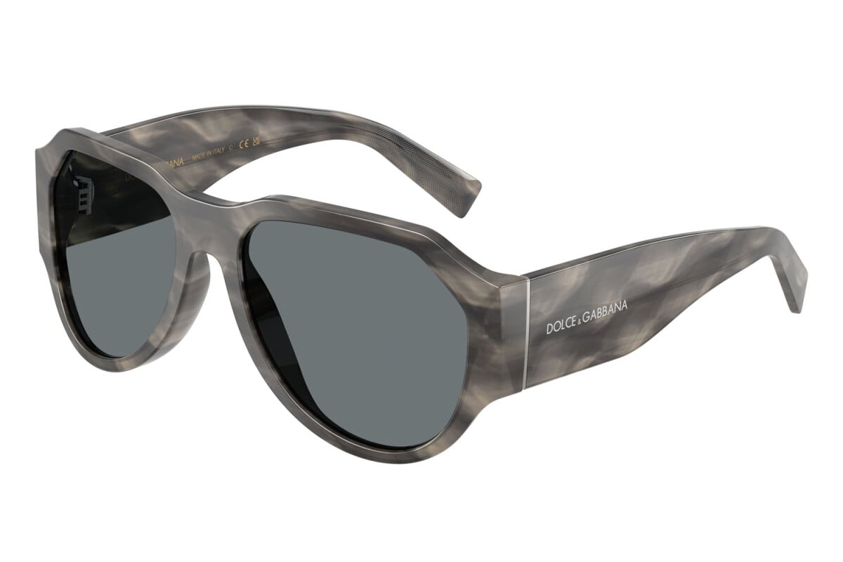 DOLCE & GABBANA - 319980 GRIGIO STRIATO | OCCHIALE DA SOLE UOMO - DG 4504 CALIBRO 58