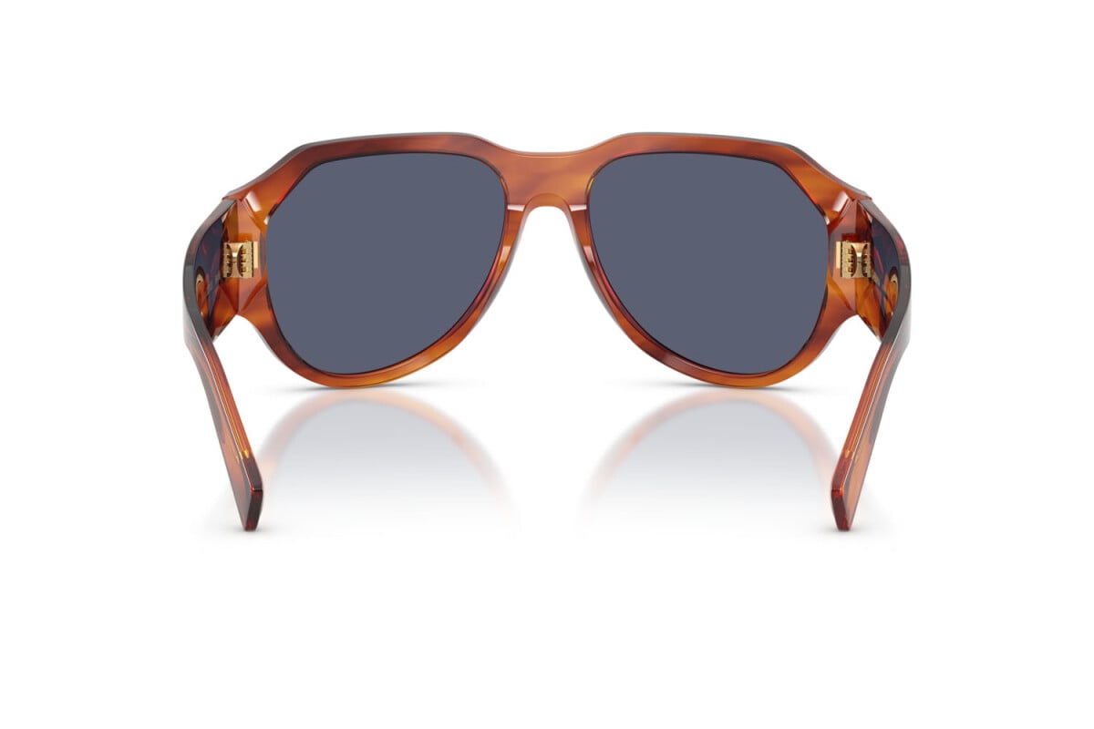 DOLCE & GABBANA - 32212V ZENZERO STRIATO | OCCHIALE DA SOLE UOMO - DG 4504 CALIBRO 58