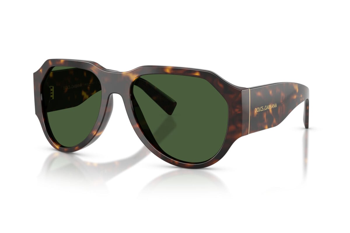 DOLCE & GABBANA - 502/71 L'AVANA | OCCHIALE DA SOLE UOMO - DG 4504 CALIBRO 58