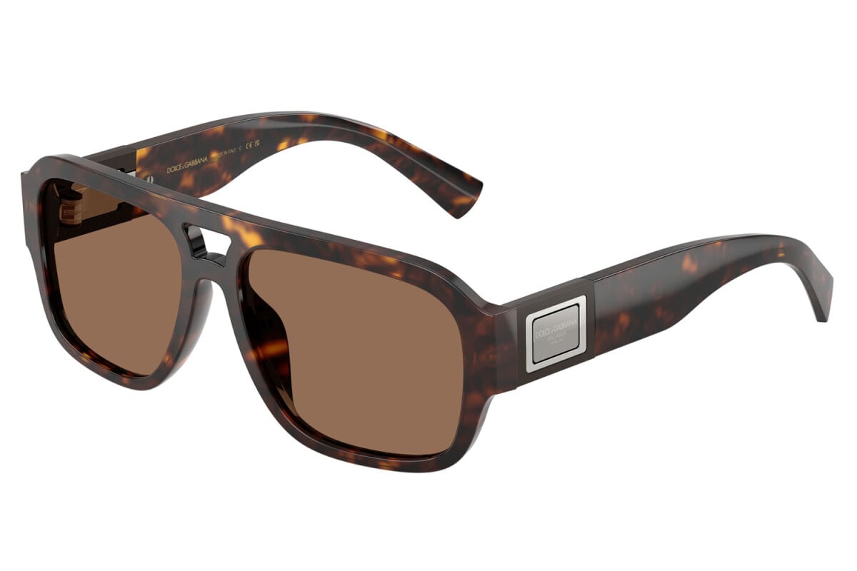 DOLCE & GABBANA - 502/73 L'AVANA | OCCHIALE DA SOLE UOMO - DG 4506 CALIBRO 58