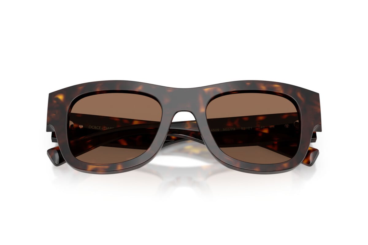 DOLCE & GABBANA - 502/73 L'AVANA | OCCHIALE DA SOLE UOMO - DG 4509 CALIBRO 50